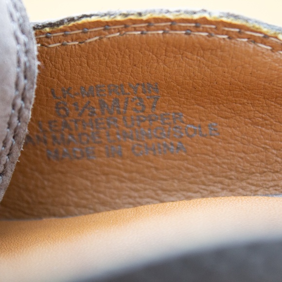 Lucky Brand Merlyin Brown Western Cut Out Slip On Ankle Boots Women's Size 6.5 - Picture 7 of 8